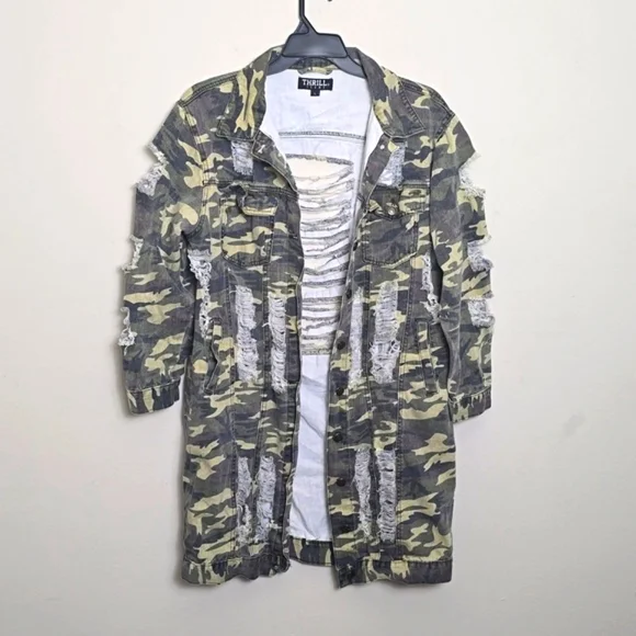 Thrill Jean Camouflage Jackets Women - Picture 2 of 7